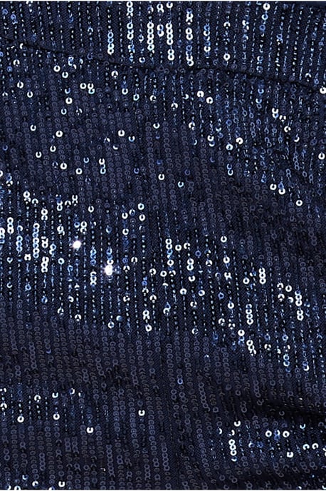 Sequin Cuffed Ankle Trouser
