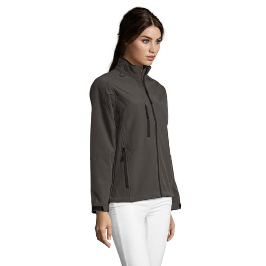 SOLS Dames/dames Roxy Soft Shell Jacket (ademend, winddicht en waterbestendig) (Houtskool) - Image 5