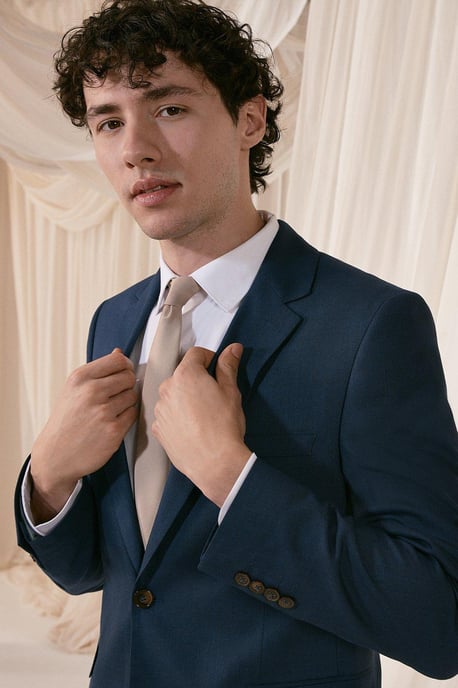 Slim Champagne Tie - Image 2