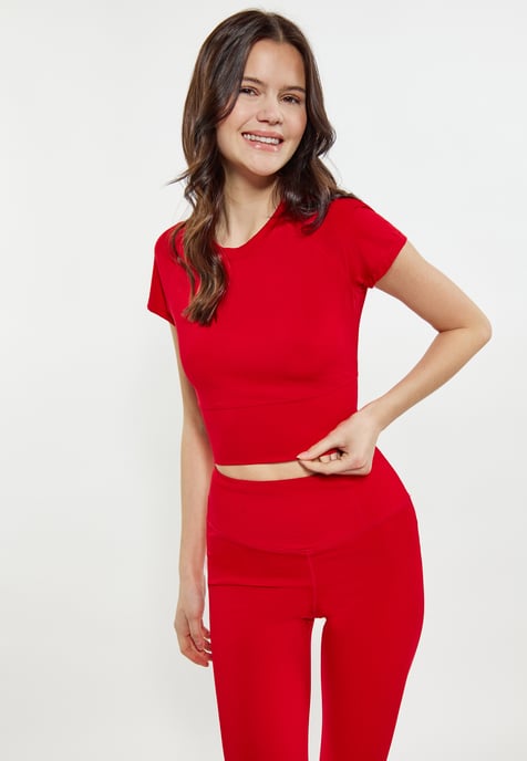 Mymo Top Dames rood - Image 3