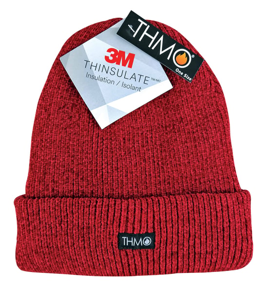 THMO - Ladies Thermal 40g 3M Insulation Lined Chenille Beanie Hat - Image 2