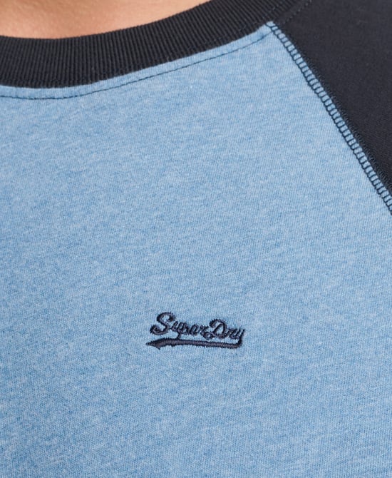 Superdry Organic Cotton Essential Long Sleeved Baseball Top