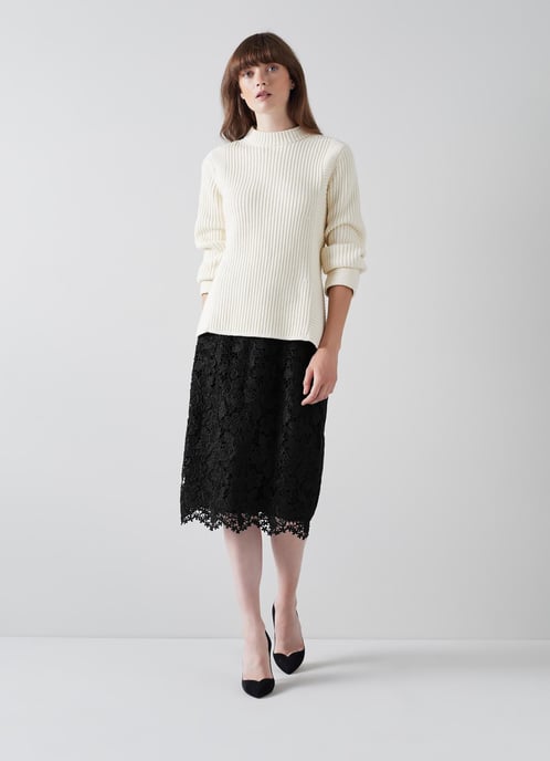 LK Bennett Lola Skirt, Black