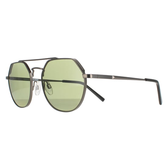 Serengeti Aviator Unisex Matte Gunmetal Saturn Polarized Green 555nm Shelby