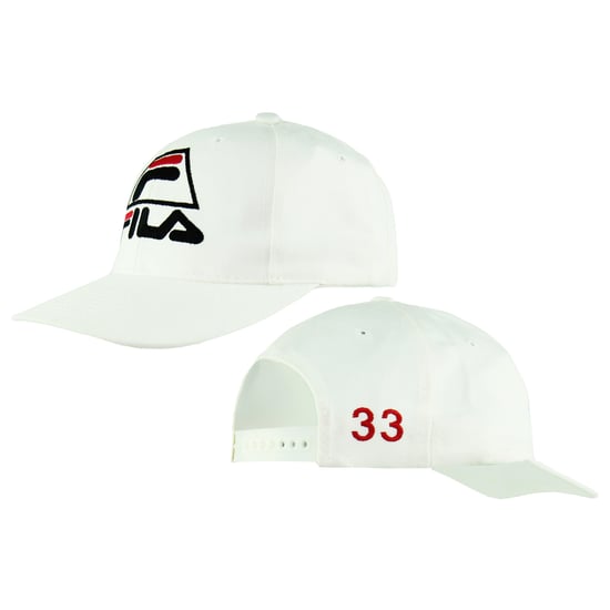 Fila Logo Mens White Cap - Image 3