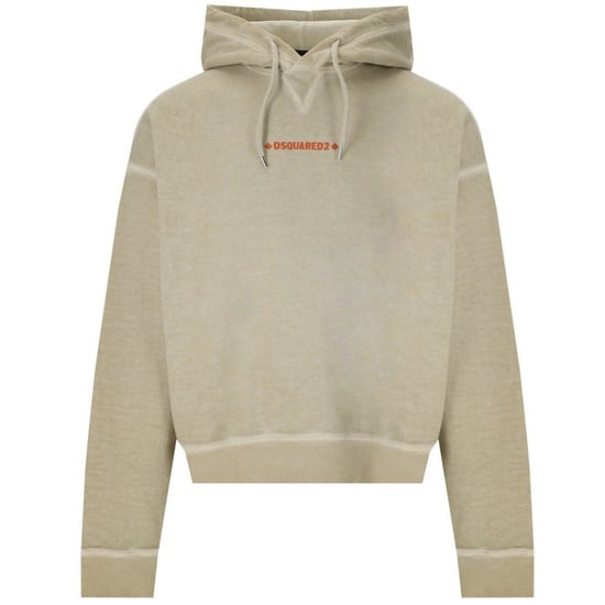 Dsquared2 Cipro Fit Small Logo Mastic Beige Hoodie - Image 1