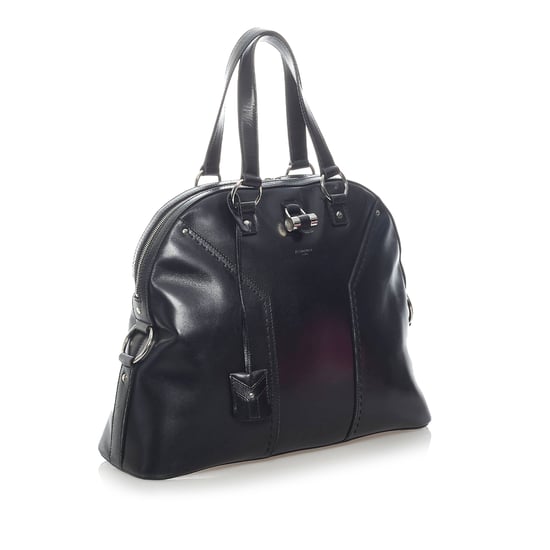 Vintage YSL Muse Leather Handbag Black - Image 2