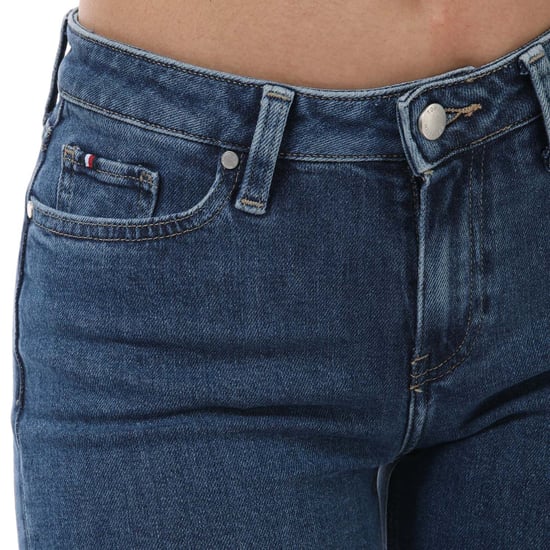 Women's Tommy Hilfiger Rome Mid Rise Straight Jeans in Denim - Image 5