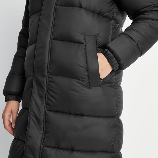 Cautley Womens Long Padded Jacket Black