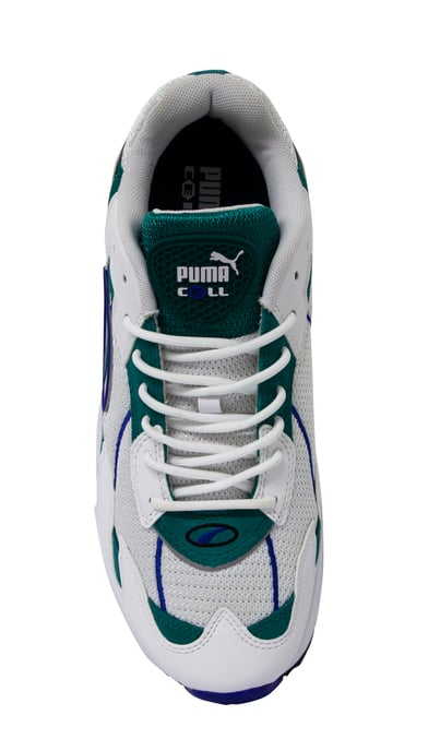 Puma Cell Ultra OG Mens White/Green Trainers