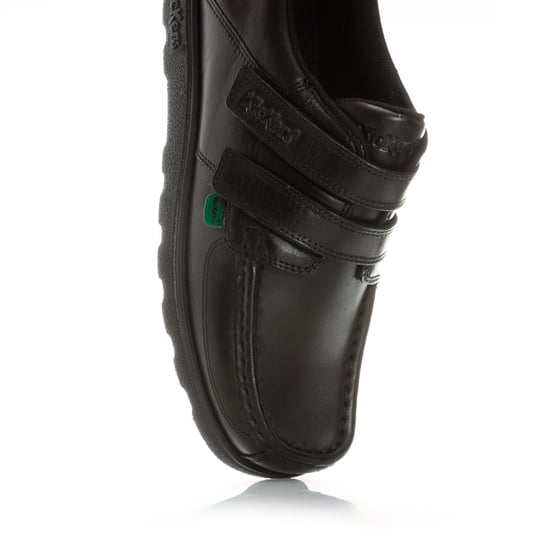 Kickers Junior Fragma Strap-sko i svart för pojkar - Image 6