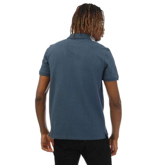 Men's Timberland Millers River Pique Polo Shirt in Denim
