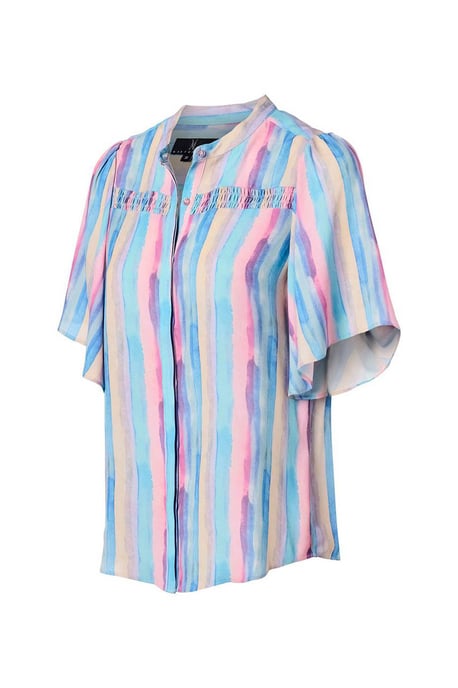 Mart Visser top Waylon van gerecycled polyester multi