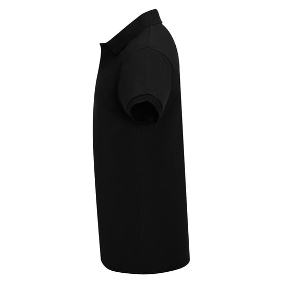 SOLS Heren Perfect Pique Korte Mouw Poloshirt (Zwart) - Image 3