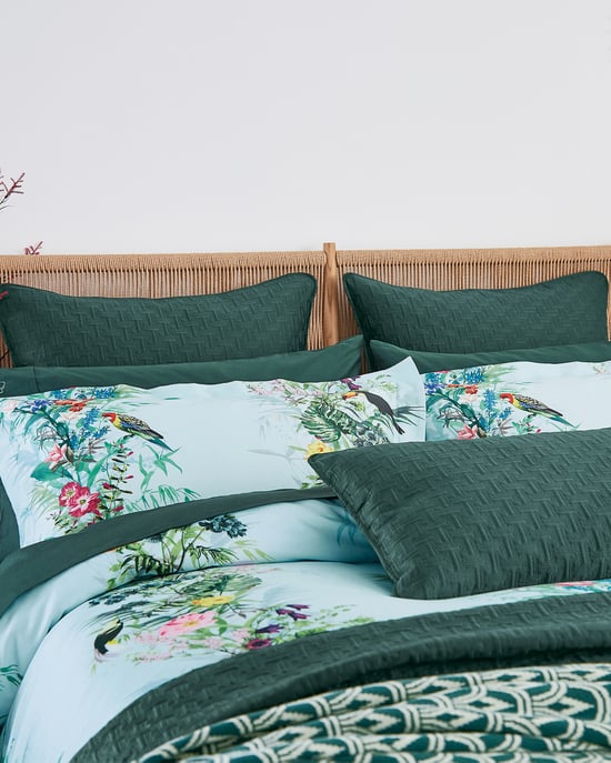 Ted Baker Tropd Ductevo2Opa Tropical El Double Duvet Cover, Light Blue