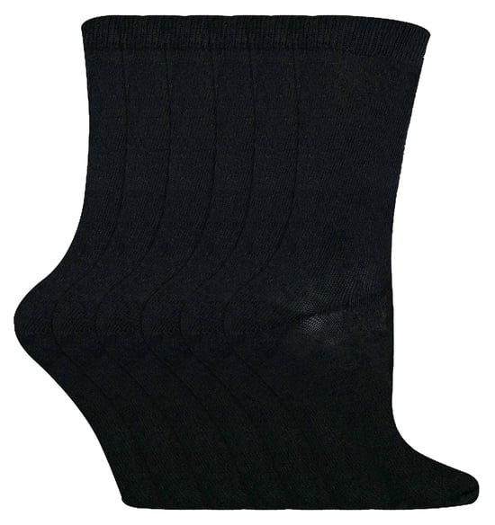 6 Paar Kids Jongens Meisjes Middenkuit Effen Kleur Casual Katoenen Kousen - Image 1