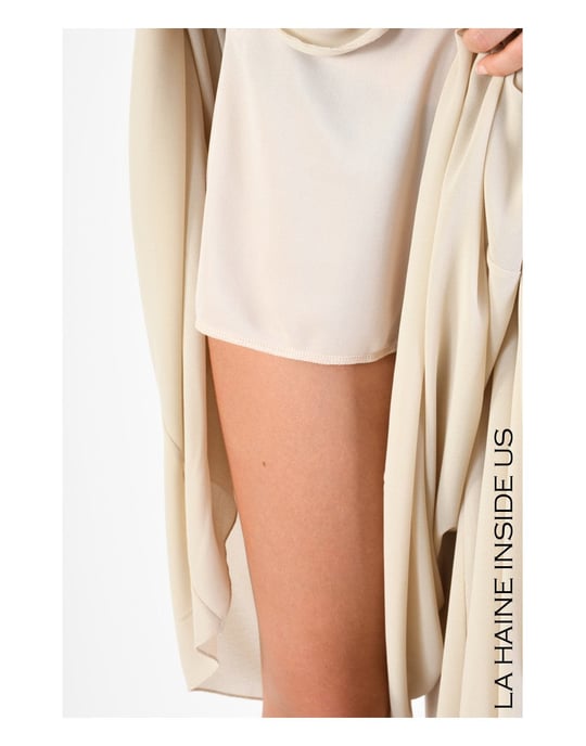 La Haine Inside Us Trousers Woman's Beige - Image 5