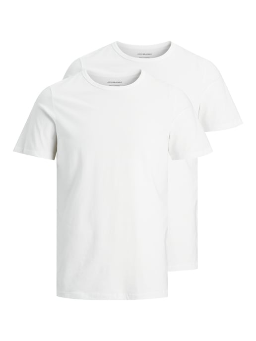 Jack & Jones Pack of 2 Mens Cotton T-Shirt O-Neck - Image 4