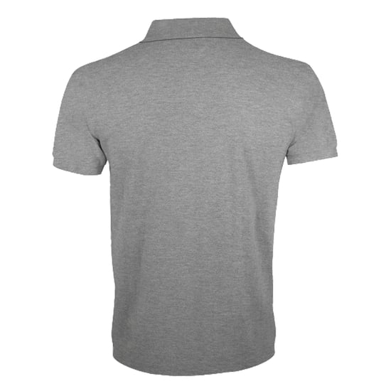 SOLS Mens Prime Polo Shirt (Grey Melange) - Image 2