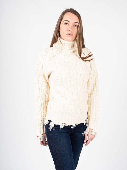 Silvian Heach Pullover Woman's Off-White - Image 3