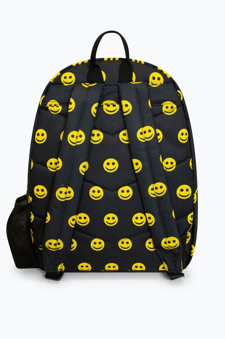 Hype Unisex Iconic Smile Black Backpack For School - Image 3
