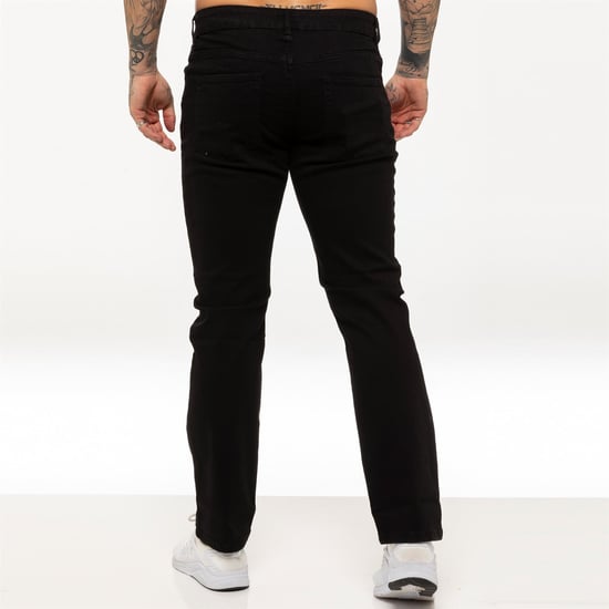 Kruze Heren Rechte Benen Stretch Jeans - Image 2