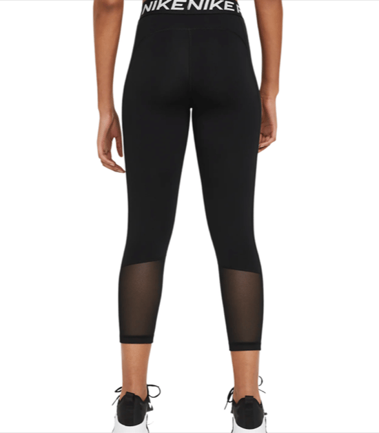 Nike Pro Dames Zwarte Hoge Taille Crop Leggings - Image 3