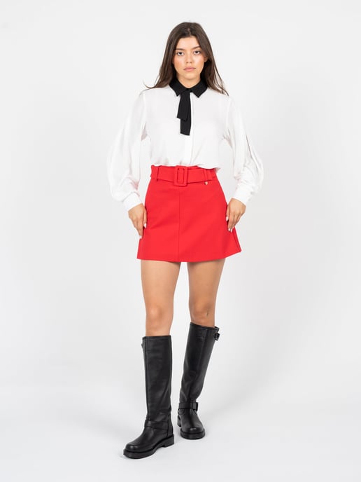 Liu Jo Skirt Woman's Red - Image 2