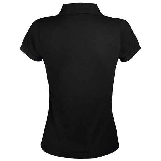 SOLS Dames/dames Prime Pique Polo Shirt (Zwart) - Image 2