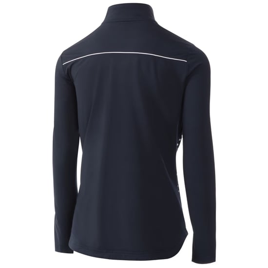 Island Green Dames/Dames Ritssluiting Drop Hem Top Layer (Marine / Wit) - Image 2