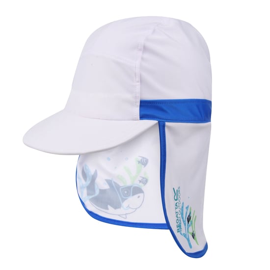 Regatta Childrens/Kids Protect II Bubbles The Shark Cap (Hawaiian Blue)