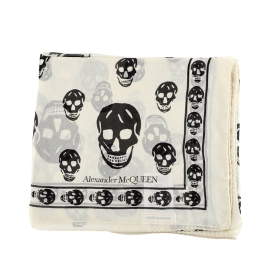 Skull Silk Scarf - Image 4