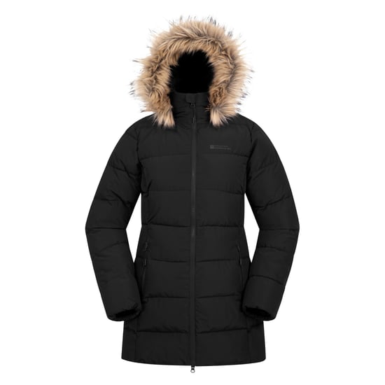 Mountain Warehouse Dames/Dames Nola Lang Gewatteerd Jasje (Zwart) - Image 1