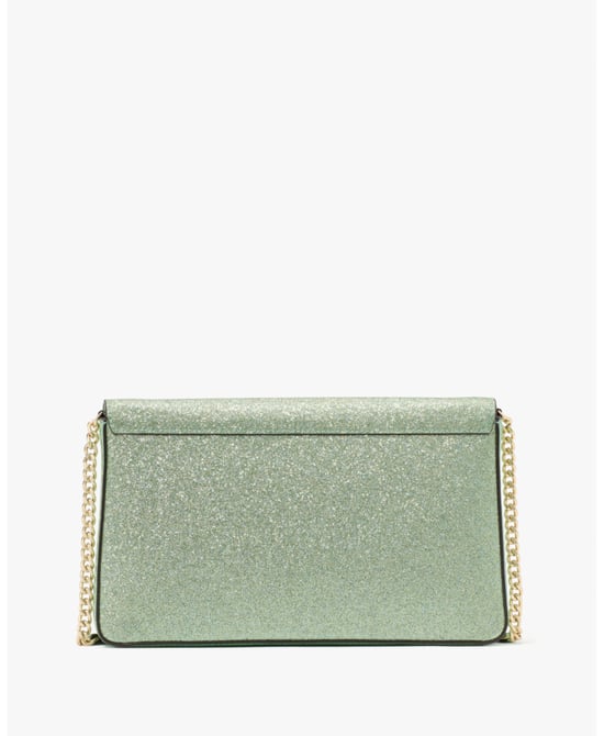Kenzie Glitter Mixed Materials Small Chain Convertible Crossbody