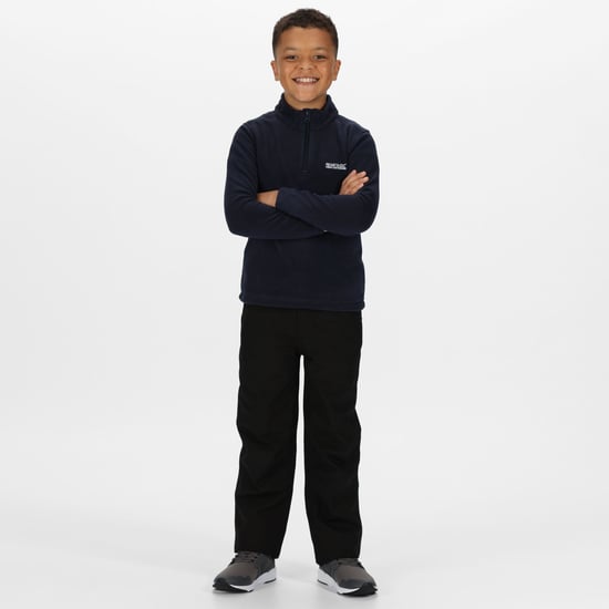Regatta Great Outdoors Childrens/Kids Hot Shot II Half Zip Fleece Top (Navy/Navy)