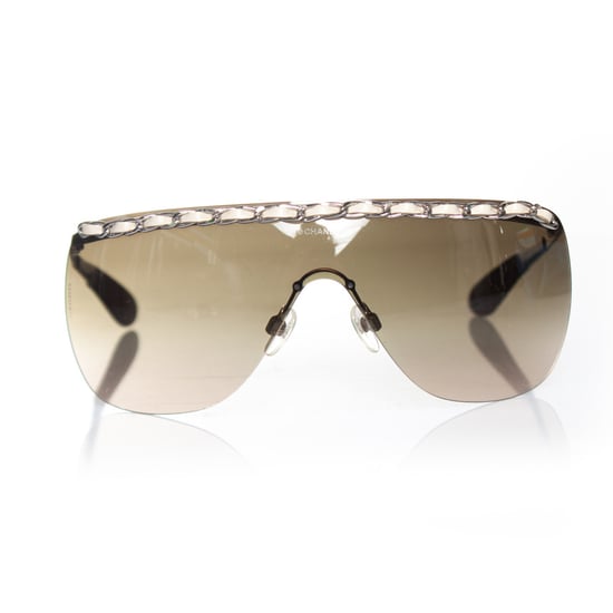 rimless shield chain sunglasses - Image 1