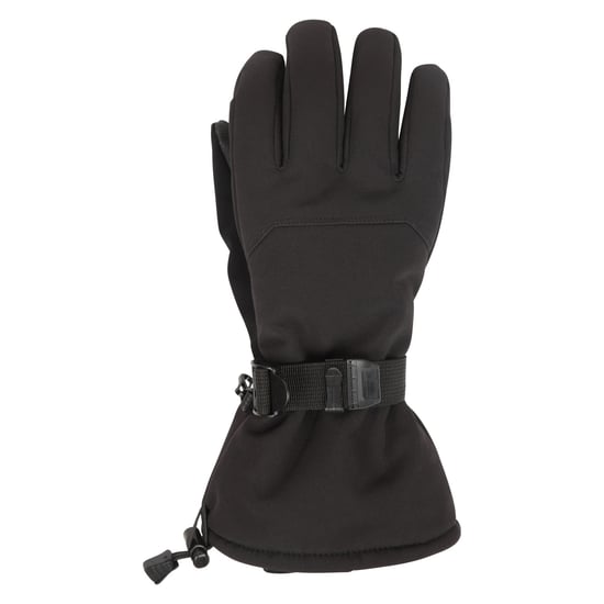 Mountain Warehouse Mens Extreme Waterproof Softshell Ski Gloves (Black) - Image 1