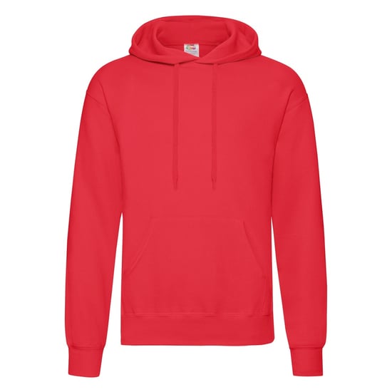 Fruit of the Loom Adults Unisex Classic Hooded Sweatshirt (Red) - Image 1