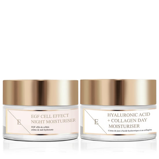Hyaluronic Acid & Collagen Amino Acids Day Cream + EGF Cell Effect Night Moisturiser 50ml