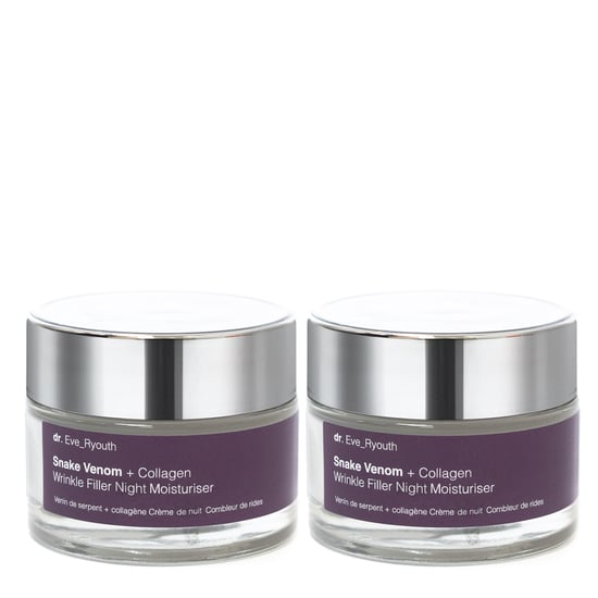 2 x Snake Venom + Collagen Wrinkle Filler Night Moisturiser 50ml - Image 1