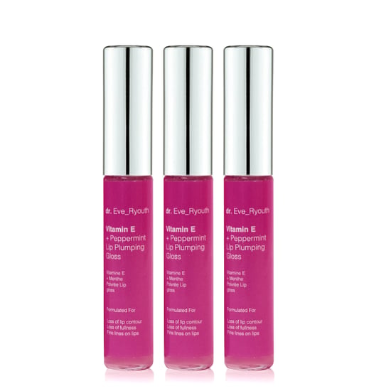 3 x Vitamin E and Peppermint Lip Plumps 8ml