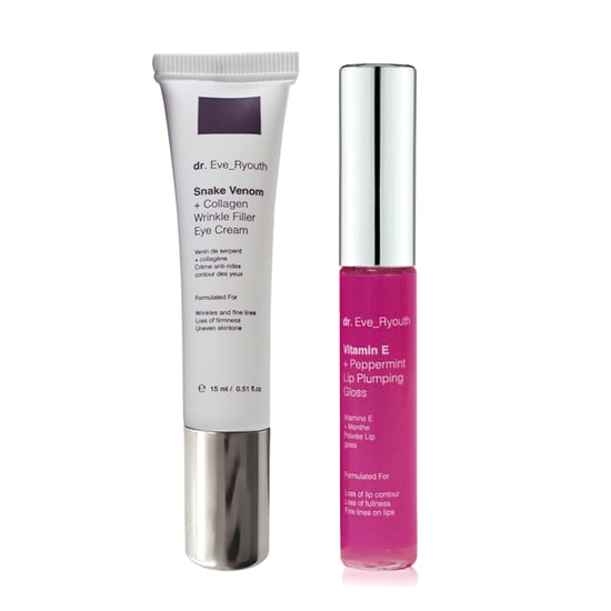 Snake Venom + Collagen Wrinkle Filler Eye Cream 15 + Vitamin E and Peppermint lip Plumps 8ml - Image 1