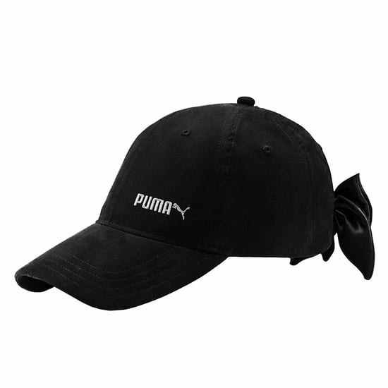 Puma Plain Womens Black Bow Cap - Image 1