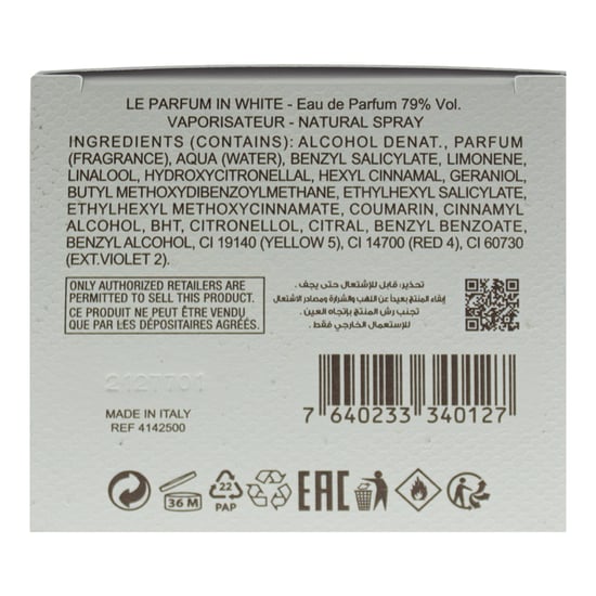 Elie Saab Le Parfum In White Eau de Parfum 90ml Spray - Image 2