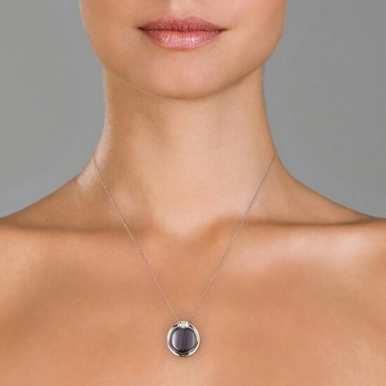 Orphelia Women's 925 Sterling Silver Chain with Pendant - Silver ZH-4560
