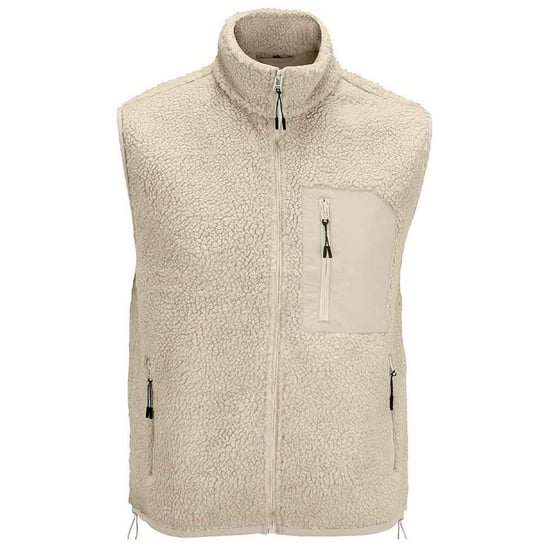 SOLS Fury Sherpa Body Warmer voor volwassenen (Schaar beige/beige) - Image 1
