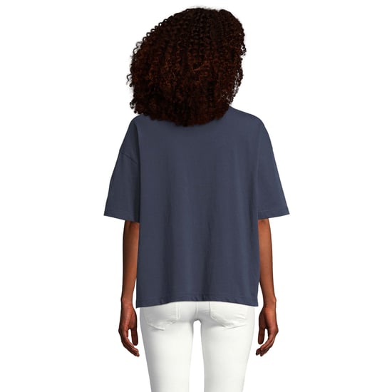 SOLS Womens/Ladies Boxy Oversized T-Shirt (French Navy) - Image 2