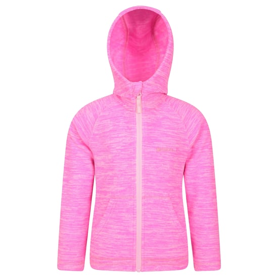Mountain Warehouse Snowdonia II Full Zip Hoodie Kinderen/Kinderen (Helder Roze) - Image 1