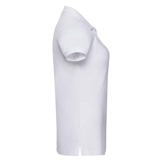 Russell Dames/Dames Piqué Stretch Poloshirt (Wit) - Image 3