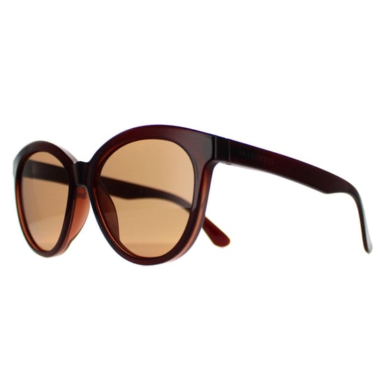 Serengeti Round Womens Shiny Brown Saturn Polarized Drivers Endee